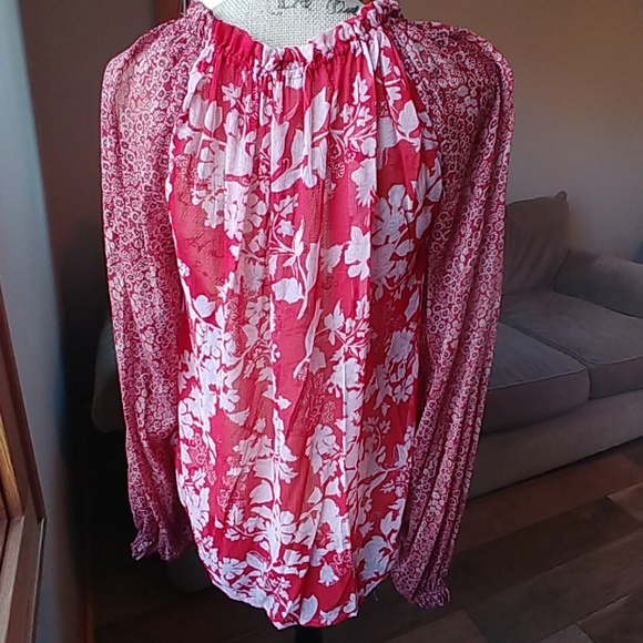 FREE PEOPLE red hippie XS but flowy - Picture 4 of 5